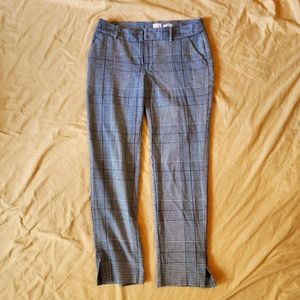 Plaid Low Rise Trousers